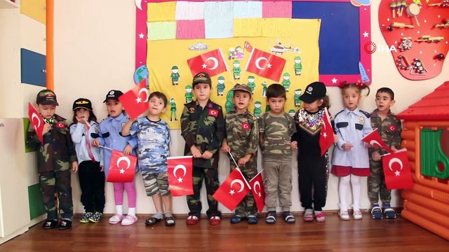 Minik öğrencilerden Mehmetçik’e duygulandıran destek