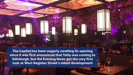 Take a video tour around the highly-anticipated new Tattu restaurant set to open in Edinburgh