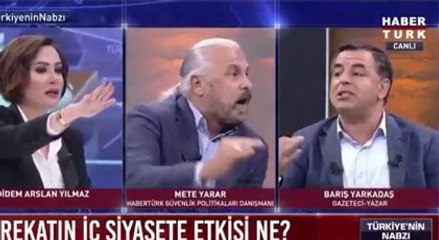 Canlı yayında çok gergin anlar