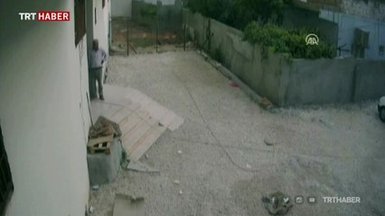 PKK/YPG'li teröristlerin saldırı anının görüntüleri ortaya çıktı