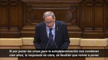 Torra anuncia otro referéndum separatista antes de acabar la legislatura