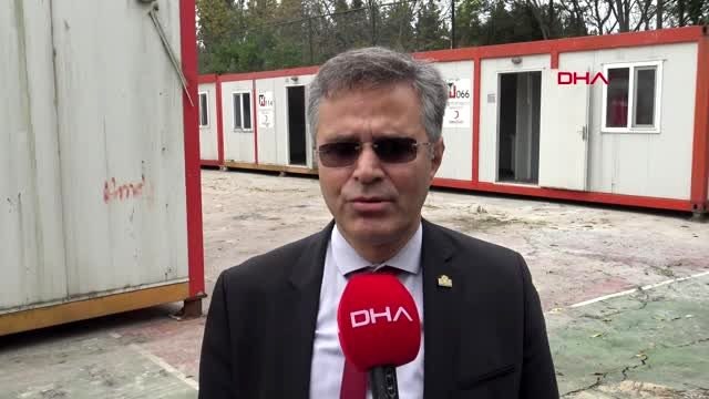 Depremde zarar gören veteriner fakültesi konteynerlerde hizmetini sürdürecek