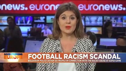 Bulgarian police arrest six after racist abuse hurled at England players during Euro 2020 qualifier