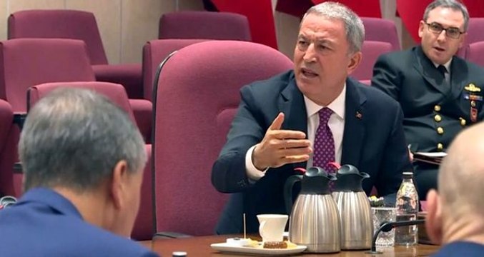 Son Dakika: Bakan Akar: Terör örgütü, kimyasal silah kullanıp suçu TSK'ya atacak