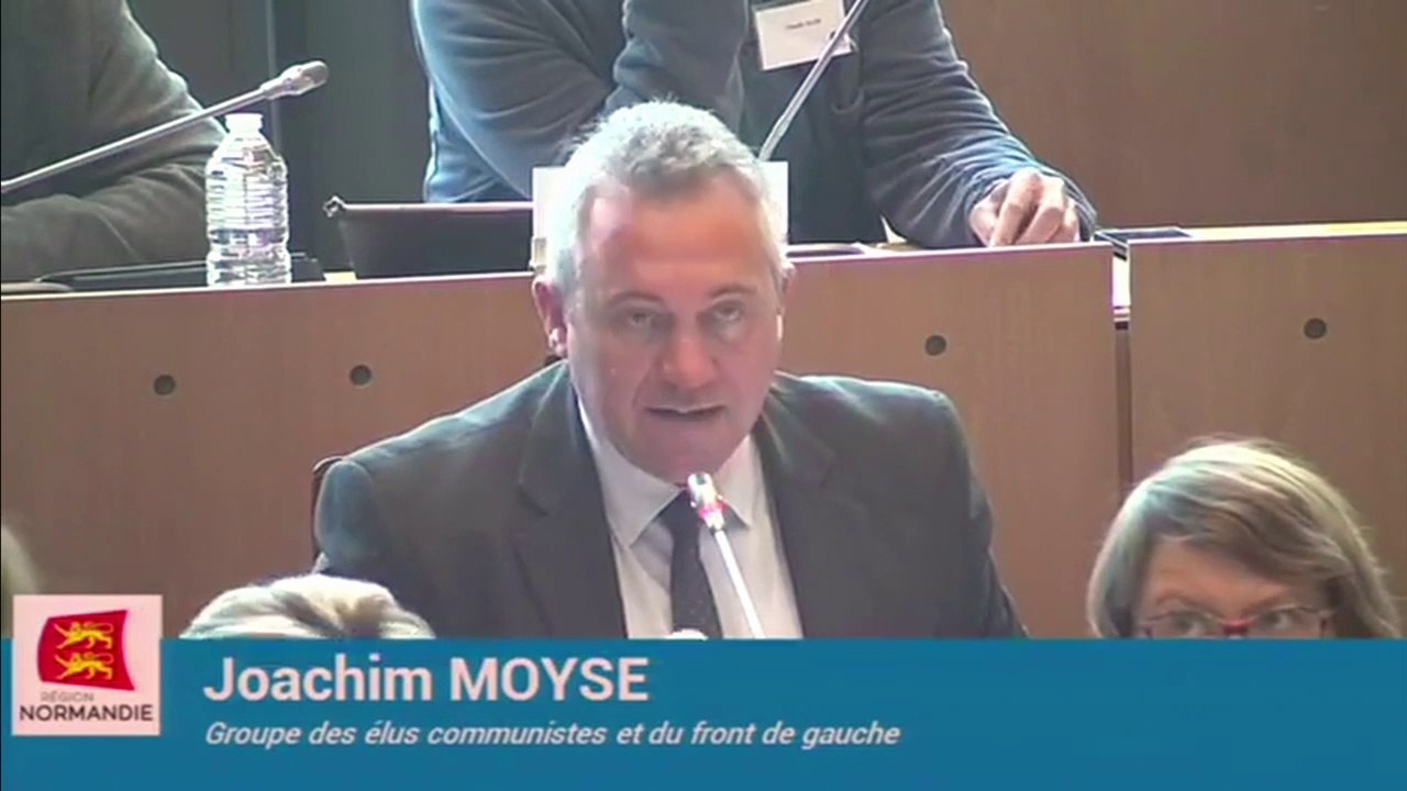 Lubrizol à la plénière de la Région Normandie 14-10-2019 - 2 - Joachim Moïse, PC-Front de gauche