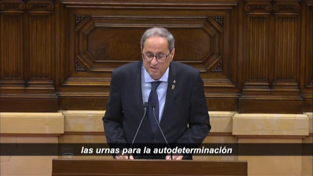 Torra: La respuesta es clara, se tendrán que volver a poner las urnas
