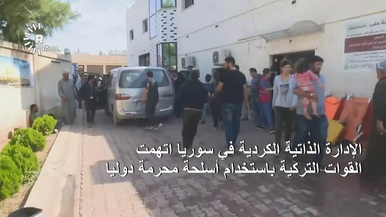 وصول عدد من الجرحى إلى مستشفى تل تمر شمال سوريا