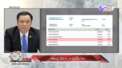 เจาะลึกทั่วไทย InsideThailand_[ "เสี่ยหนู" โต้ข่าว..คาหุ้นซิโน - ไทย ] 17 ตุลาคม 2562