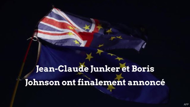 Boris Johnson et Jean-Claude Juncker annoncent un accord sur le Brexit