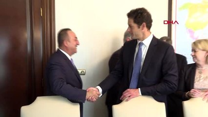 Çavuşoğlu abd ulusal güvenlik danışmanı robert o'brien ile görüştü