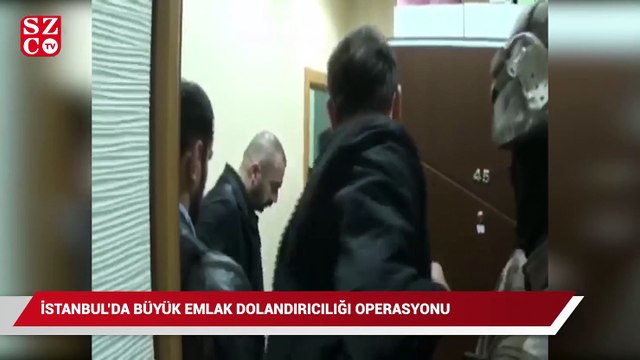 İstanbul’da büyük emlak dolandırıcılığı operasyonu