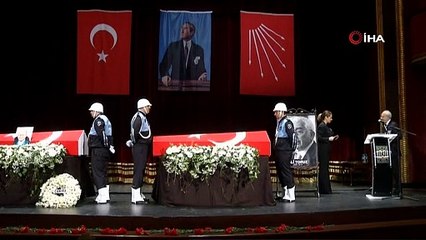 Hayatını kaybeden iki eski bakan Orhan Birgit ve Ali Topuz için Kadıköy’de tören düzenlendi