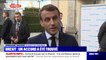 Brexit: Emmanuel Macron se dit "satisfait" même s'il faut "rester raisonnablement prudent"