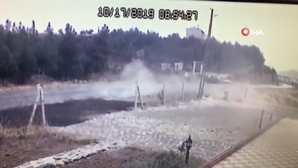 Kadın öğretmenin hayatını kaybettiği feci kaza kamerada