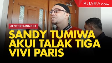 Blak-blakan, Sandy Tumiwa Tegaskan Sudah Talak 3 Vivi Paris