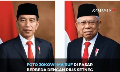 Foto Jokowi-Ma’ruf di Pasar Berbeda Dengan Rilis Setneg