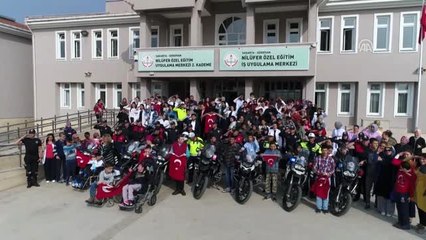 "Özel çocuklar"dan Mehmetçik'e asker selamı