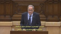 Torra apuesta por poner urnas para la autodeterminación en 