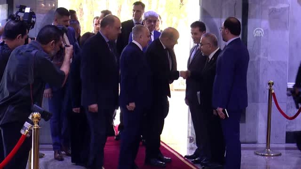 Irak Dışişleri Bakanı Hekim - Fransa Dışişleri Bakanı Le Drian