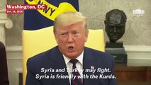 Trump Defends Syria Withdrawal: 'They've Got...A Lot Of Sand That They Can Play With'