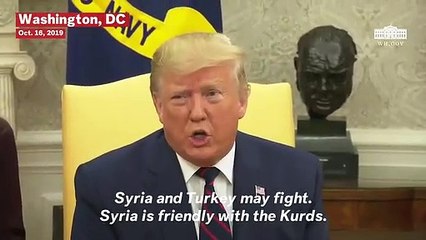 Trump Defends Syria Withdrawal: 'They've Got...A Lot Of Sand That They Can Play With'