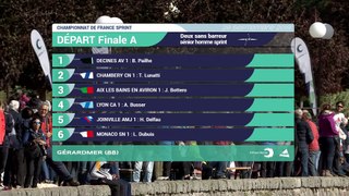 Championnats de France Sprint Senior Gerardmer 2019 -Deux sans barreur senior homme - Finale A
