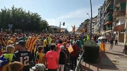 Marxa sortint d'Arenys de Mar direcció Mataró (17-10-19)