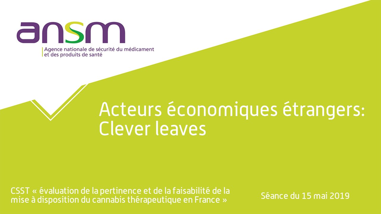 Acteurs économiques étrangers: Clever leaves