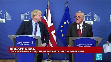 Tải video: Brexit Deal: Boris Johnson, Jean-Claude Juncker hold press conference