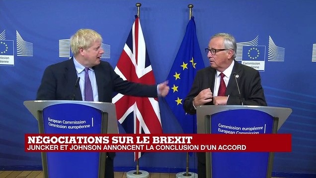 REPLAY - BREXIT : Boris Johnson et Jean-Claude Juncker s'expriment après l'accord conclu
