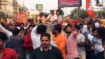 सनी देओल का राजेश बाघा के समर्थन में रोड शो