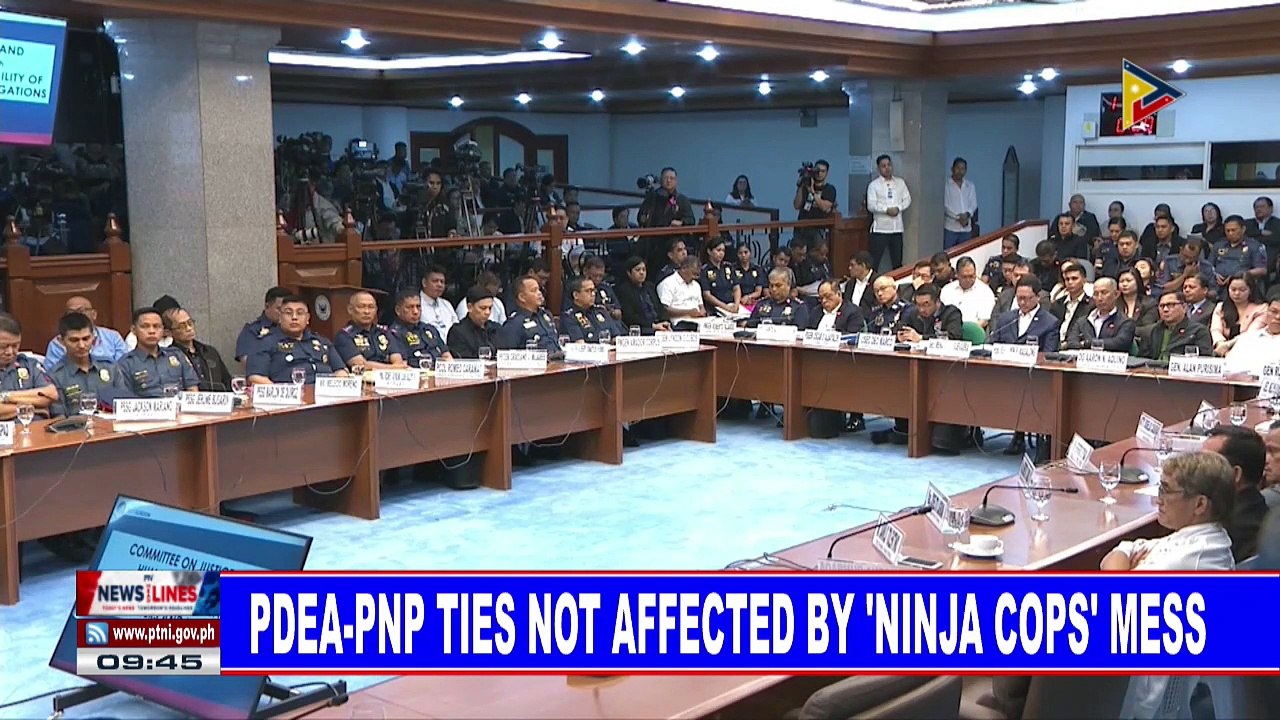 PDEA-PNP ties not affected by 'ninja cops' mess
