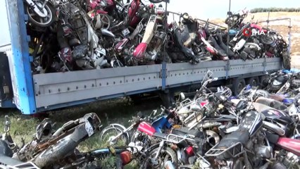 Trafikten men edilen motosikletler silah endüstrisinde kullanılacak