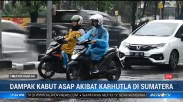 Hujan Guyur Sejumlah Daerah di Sumatera, Kabut Asap Menipis