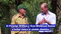 El Príncipe William y Kate Middleton llaman a luchar contra el cambio climático