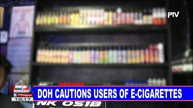DOH cautions users of e-cigarettes