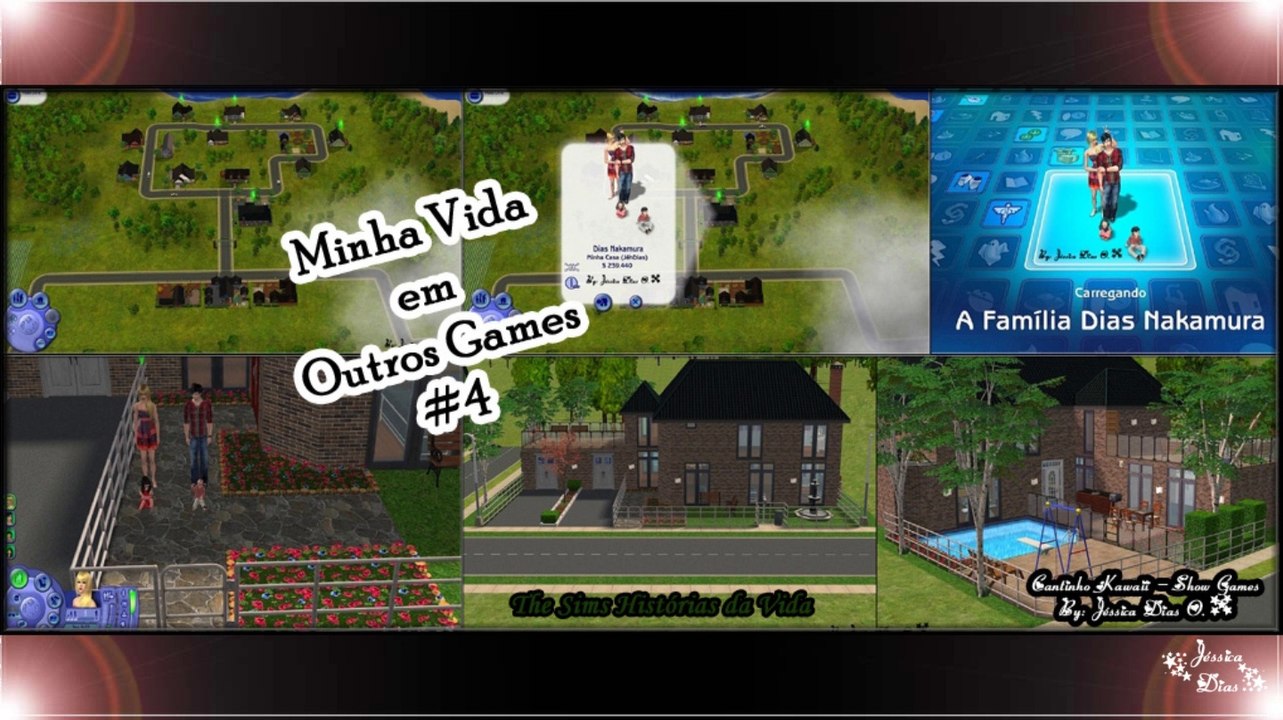 Minha Vida em Outros Jogos #4 - Minha Vida no The Sims Histórias da Vida (Jéh Dias)