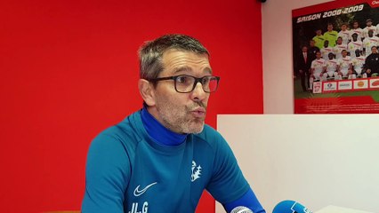 L'avis du coach de l'ASNL Jean-Louis Garcia sur la pelouse difficile d'Ajaccio