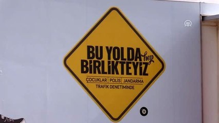 "Mobil Trafik Eğitim Tırı" Uşak'ta