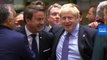 Watch: Hearty handshakes as Boris Johnson toasts Brexit deal with EU leaders