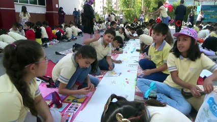 Minik yüreklerden Barış Pınarı Harekatı'na destek