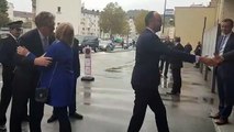 Arrivée d'Edouard Philippe à Lons-le-Saunier