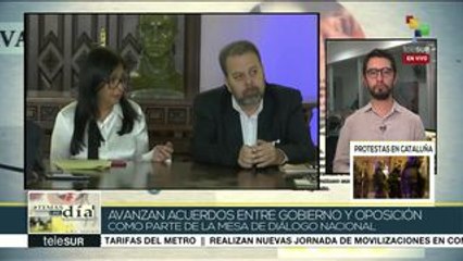Gobierno de Venezuela y oposición avanzan en mesa de diálogo