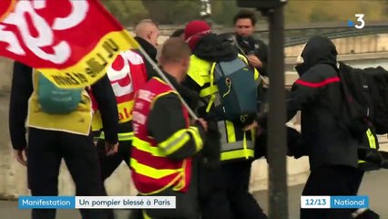 Manifestation des pompiers à Paris : un adjudant-chef gravement blessé à l’œil