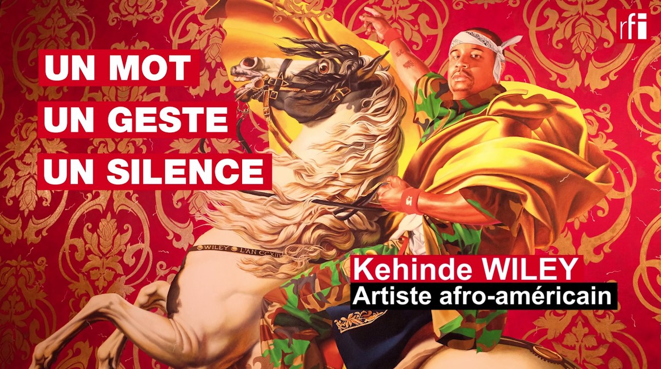 L’artiste afro-américain Kehinde Wiley: un mot, un geste, un silence