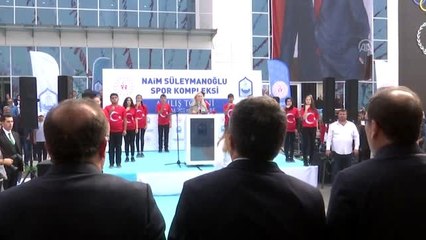 Kasapoğlu: "(Naim Süleymanoğlu Spor Kompleksi) Tesiste yarının şampiyonlarını yetiştireceğiz"