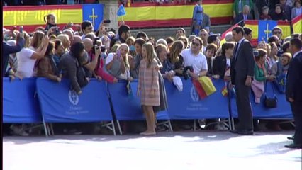 Oviedo da la bienvenida a la Familia Real