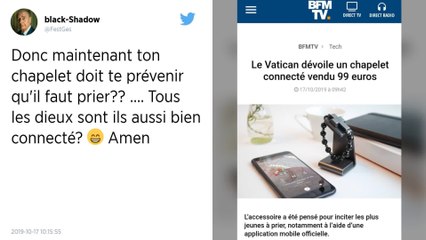 Un chapelet connecté mis en vente par le Vatican pour pousser les jeunes à la prière