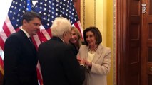 USA - Mattarella incontra la Presidente della Camera dei Rappresentanti, Nancy Pelosi (17.10.19)