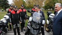 Motorize yunus ekibi gösteri yaptı